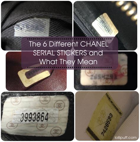 fake chanel serial sticker|chanel serial number identification.